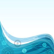 Abstract design with waves N2