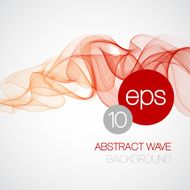 Smoke wave background Vector illustration N7