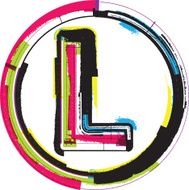 Colorful Grunge Font LETTER l N2