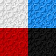 Set of geometric seamless patterns N34