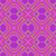 Wallpaper cubic floral seamless generated texture N7