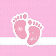 Baby shower greeting card invitation N2