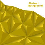 golden polygonal background N2