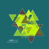 Abstract background with triangles N29