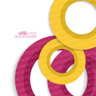 Creative abstract circle pattern