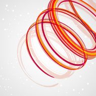 Futuristic abstract shape illustration N4