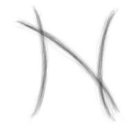 sketch alphabet N