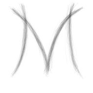 sketch alphabet M