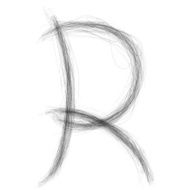 sketch alphabet R
