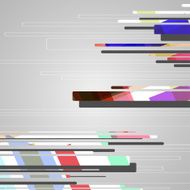 Abstract futuristic geometric shapes N102