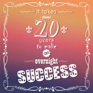 Quote inspirational poster typographical design vector illustration N3