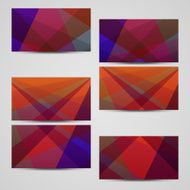 Vector business-card set for your design N167