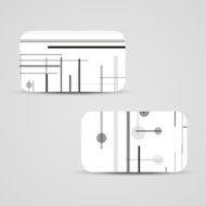 Vector business-card set for your design N169