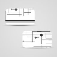 Vector business-card set for your design N170