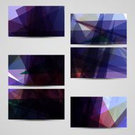 Vector business-card set for your design N171