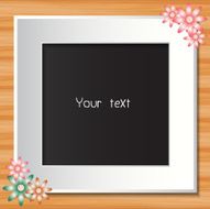 Photo frame and flower