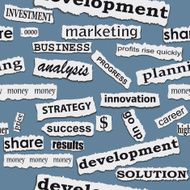 Seamless business paper torn piece background