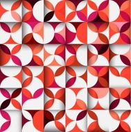 colorful floral shape pattern or geometric concept seamless background