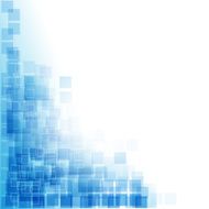Blue boxes background