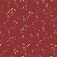 Abstract strawberry texture endless berry background Endless fruit ornament N3