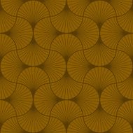 art deco pattern of overlapping arcs N5