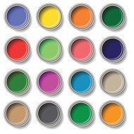 oil paint buckets