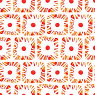 Abstract watercolor geometric seamless pattern