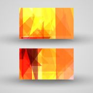 Vector business-card set for your design N180