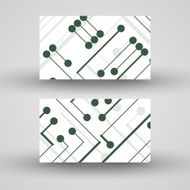 Vector business-card set for your design N183