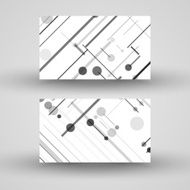 Vector business-card set for your design N185