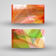 Vector business-card set for your design N186