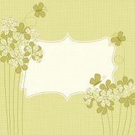 floral frame N367
