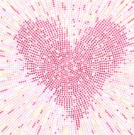 Valentine mosaic background