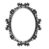 round carved vintage frame for picture or photo N3
