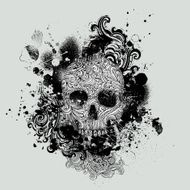 Skull Grunge