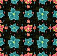 Seamless Floral Pattern N1656