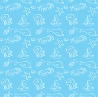 ocean baby pattern