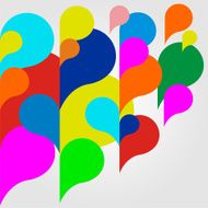 Abstract colorful background with bubbles Vector N2