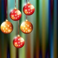 Vector Merry Christmas and Happy New Year card design N2