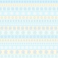 Seamless pattern with winter ornaments
