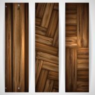 Wooden texture banner N34