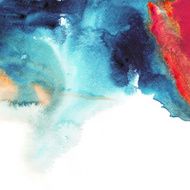 Abstract stain watercolors N6