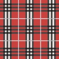 Seamless modern and trendy red plaid pattern N2