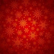 Christmas seamless background with snowflakes Vector illustration