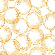 Seamless pattern with oranges N6