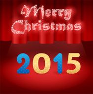 Merry christmas on stage