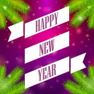 Ribbon Happy New Year