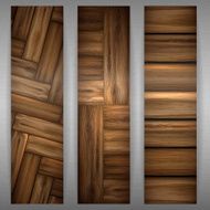 Wooden texture banner N35