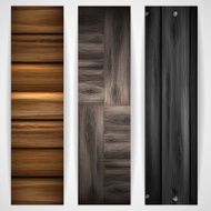 Wooden texture banner N36
