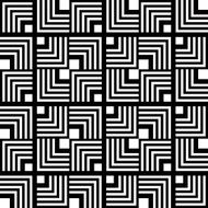 Seamless black and white geometric pattern simple vector N2
